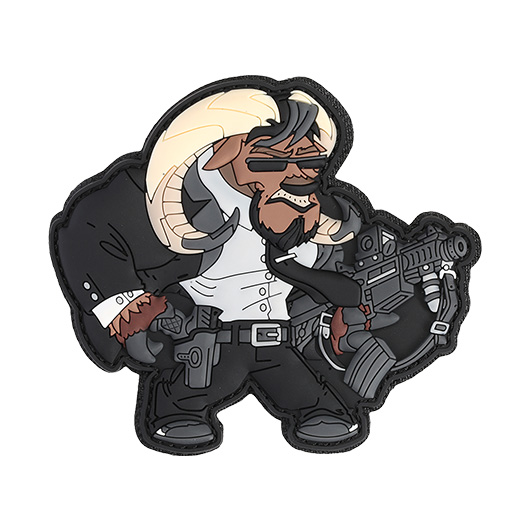 101 INC 3D Rubber Patch mit Klettflche Wick Ox fullcolor