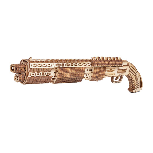 3D SG-12 Shotgun aus Holz - 390 Teile schussfhig Bild 1