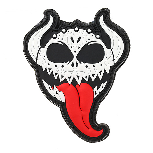 101 INC. 3D Rubber Patch mit Klettfläche Devil tongue fullcolor