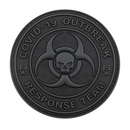 JTG 3D Rubber Patch mit Klettflche Covid 19 Outbreak Response Team blackops