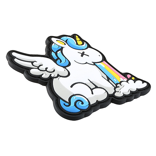 JTG 3D Rubber Patch mit Klettflche Drunk Unicorn fullcolor Bild 1