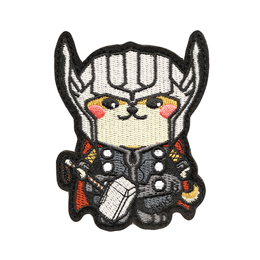 Evike Airsoft Patch mit Klettflche The Doge - Doge God of Thunder Style fullcolor