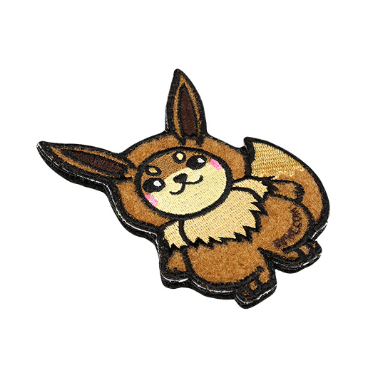 Evike Airsoft Patch mit Klettflche The Doge - Eevee-Style fullcolor Bild 1