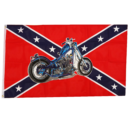 Flagge Sdstaaten mit Motorrad 150 x 90 cm