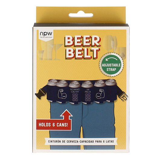 Dosengrtel Beer Belt fr 6 Dosen verstellbar blau