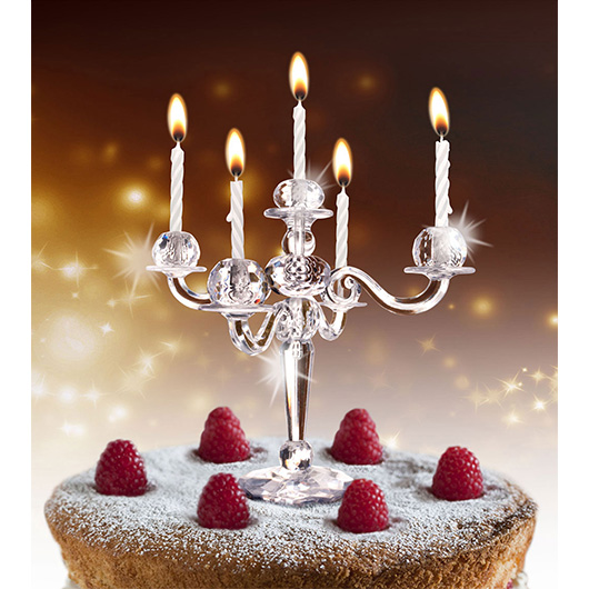 Bling Bling Kerzenstnder fr Kuchen inkl. 9 Kerzen