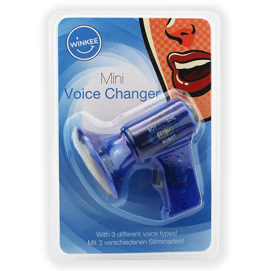 Winkee Mini Voice Changer Stimmenverzerrer blau