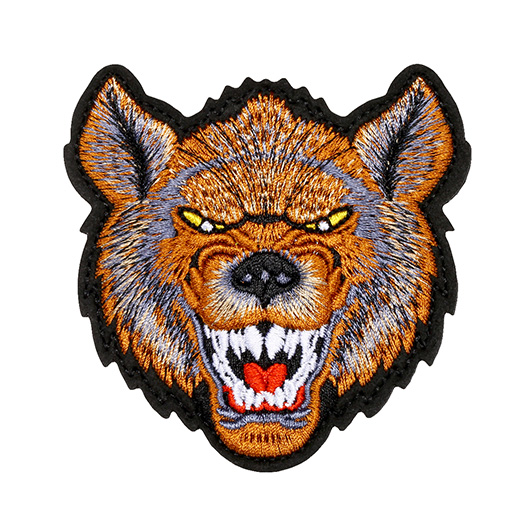 JTG 3D Patch mit Klettflche Angry Wolf Patch fullcolor