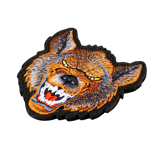 JTG 3D Patch mit Klettflche Angry Wolf Patch fullcolor Bild 1
