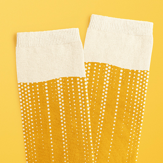 Craft Bier Socken Blonde in der Bierdose Gr. 41-45 Bild 2