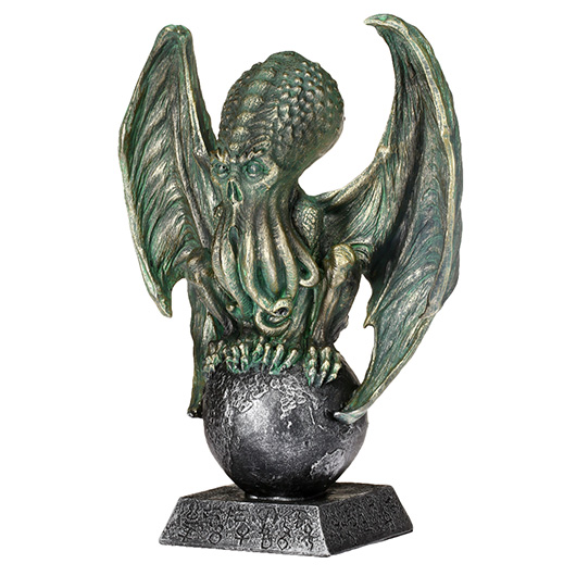 Dekofigur Call of Cthulhu auf Weltkugel 24 cm