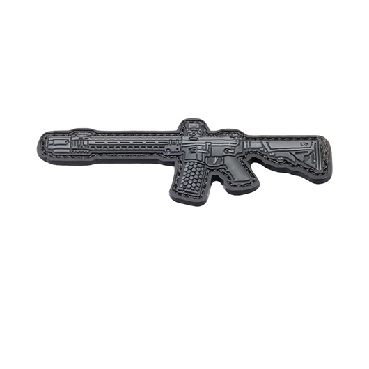 3D Rubber Patch mit Klettflche Salient Arms SAI GRY Carbine Sturmgewehr grau/schwarz Bild 1