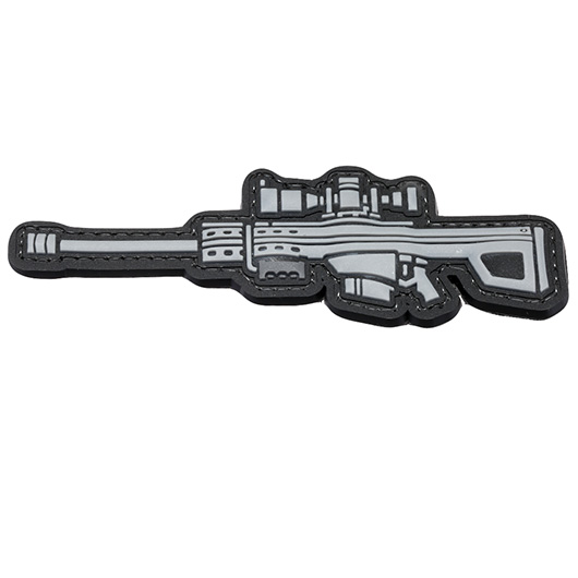 EMG 3D Rubber Patch M82 Anti-Material Rifle / Gewehr grau / schwarz Bild 1