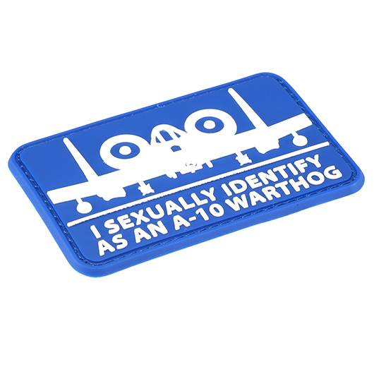 Mil-Spec Monkey 3D Rubber Patch mit Klettflche A10 Sexual blau/wei Bild 1