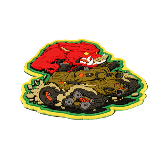 Mil-Spec Monkey 3D Rubber Patch mit Klettflche War Machine Boar 1 fullcolor Bild 1