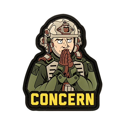 Mil-Spec Monkey 3D Rubber Patch mit Klettflche Concern fullcolor