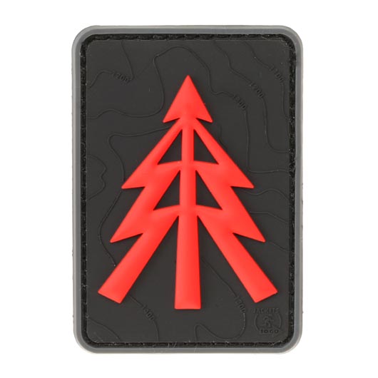 JTG 3D Rubber Patch mit Klettflche Recce Tree black-medic