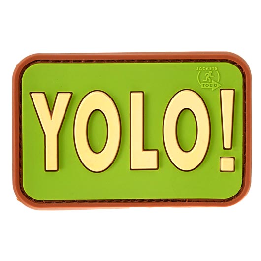 JTG 3D Rubber Patch mit Klettflche YOLO - You Only Live Once multicam