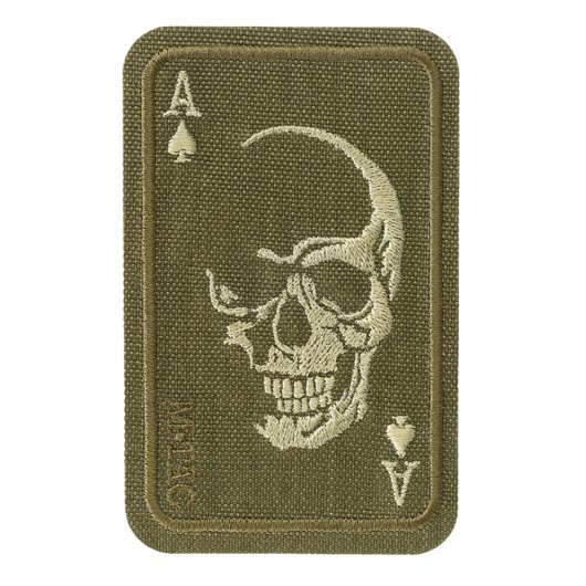 M-Tac Patch mit Klettflche Face of War ranger green