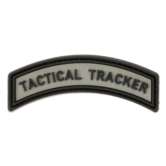 JTG 3D Rubber Patch mit Klettflche Tactical Tracker Tab steingrau-oliv