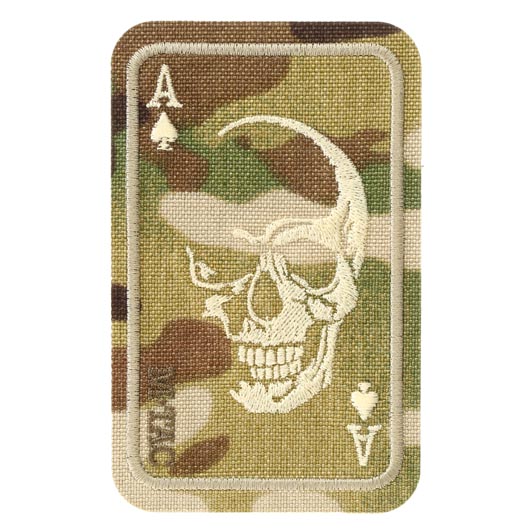 M-Tac Patch mit Klettflche Face of War multicam