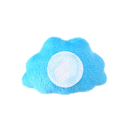 JTG 3D Klettpatch Blue Face Plschpatch blau Bild 1