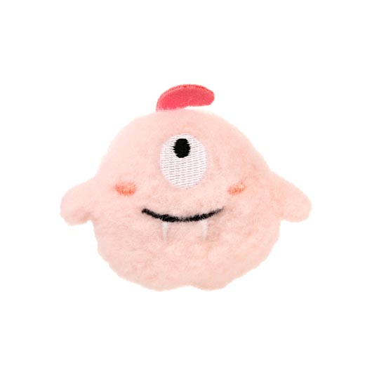 JTG 3D Klettpatch Two Tooth Plschpatch lightpink