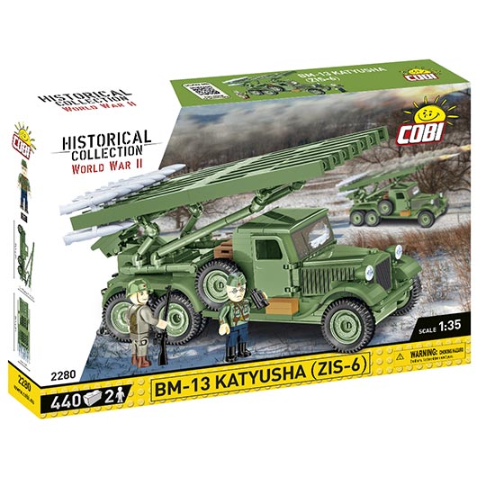 Cobi Historical Collection Bausatz Raketenwerfer BM-13 Katyusha (ZIS-6) 440 Teile 2280 Bild 1