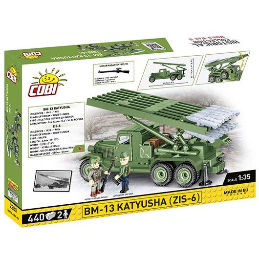 Cobi Historical Collection Bausatz Raketenwerfer BM-13 Katyusha (ZIS-6) 440 Teile 2280 Bild 2