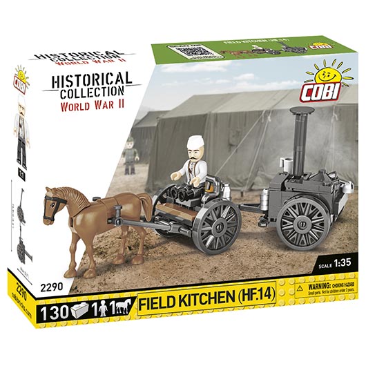 Cobi Historical Collection Bausatz Field Kitchen / Feldkche HF.14 130 Teile 2290 Bild 1