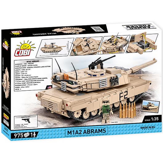 Cobi Small Army / Armed Forces Bausatz Panzer M1A2 Abrams 975 Teile 2622 Bild 3