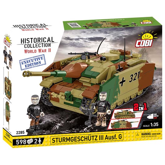 Cobi Historical Collection Bausatz Panzer Sturmgeschtz III Ausf. G - Tank Hunter Team Executive Edition 598 Teile 2285 Bild 2