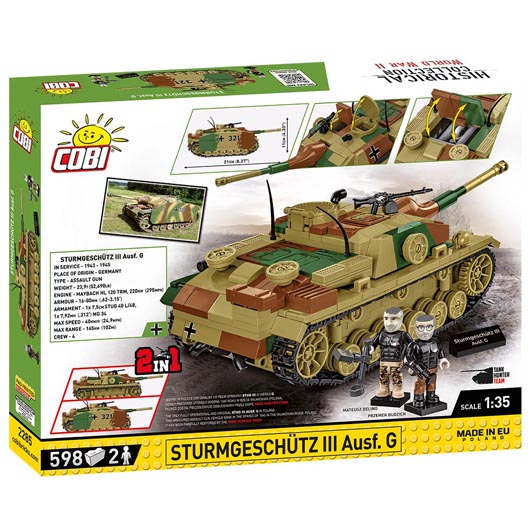 Cobi Historical Collection Bausatz Panzer Sturmgeschtz III Ausf. G - Tank Hunter Team Executive Edition 598 Teile 2285 Bild 3