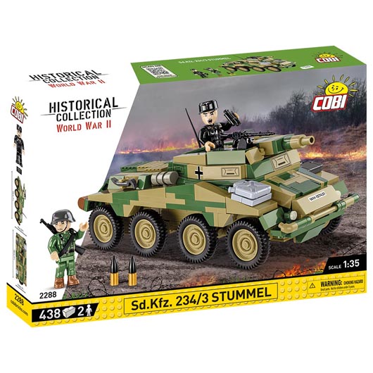 Cobi Historical Collection Bausatz Radpanzer Sd.Kfz. 234/3 Stummel 438 Teile 2288 Bild 2