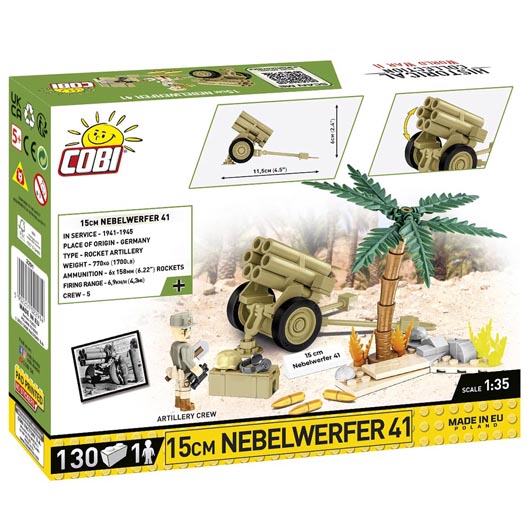 Cobi Historical Collection Bausatz Raketenwerfer 15cm Nebelwerfer 41 DAK-Edition 130 Teile 2291 Bild 2