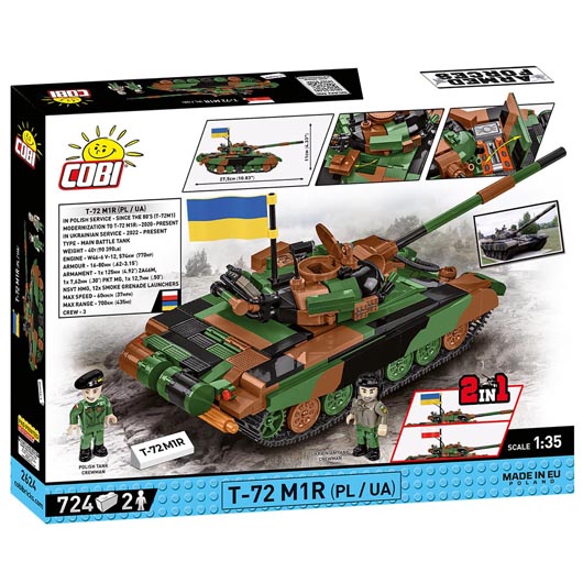 Cobi Small Army / Armed Forces Bausatz Panzer T-72 M1R PL / UA 724 Teile 2624 Bild 3