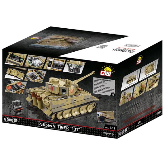 Cobi Historical Collection Bausatz 1:12 Panzer PzKpfw VI Tiger 8000 Teile 2801 - Executive Edition Bild 5