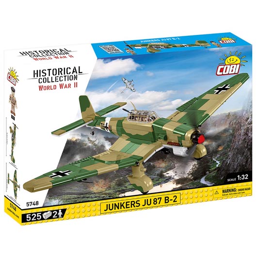 Cobi Historical Collection Bausatz Sturzkampfbomber Junkers JU 87 B-2 Stuka 525 Teile 5748 Bild 2