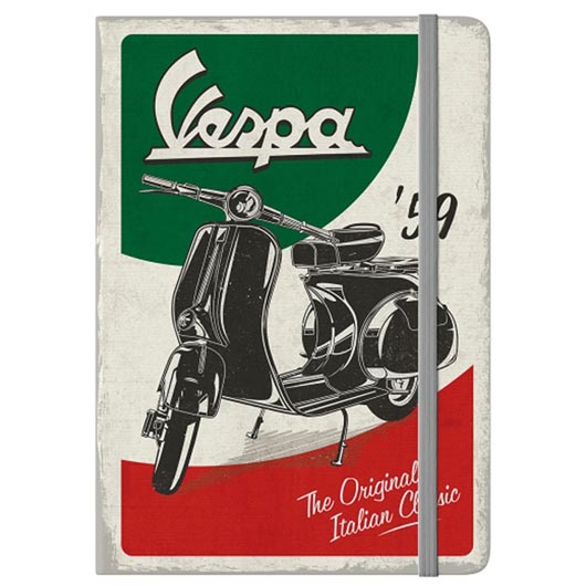 Notizbuch Vespa - The Italian Classic 15 x 21,5 cm