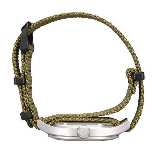 KHS Armbanduhr Platoon Steel Solar Natoband steingrau-oliv Bild 2