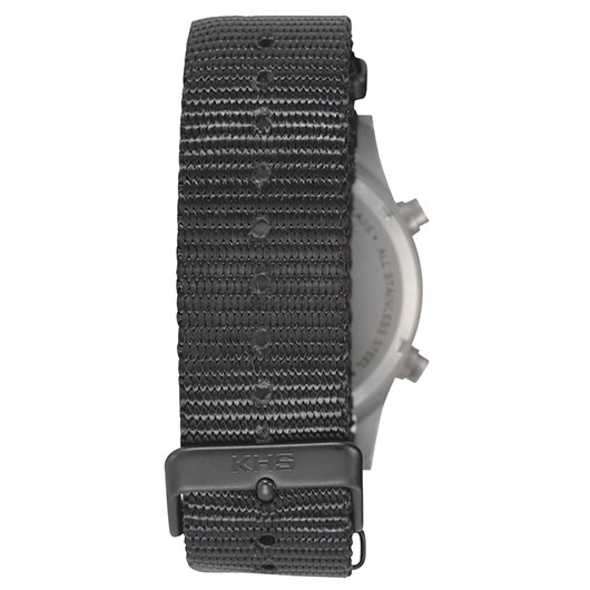 KHS Armbanduhr Platoon Steel Digital Natoband schwarz Bild 4