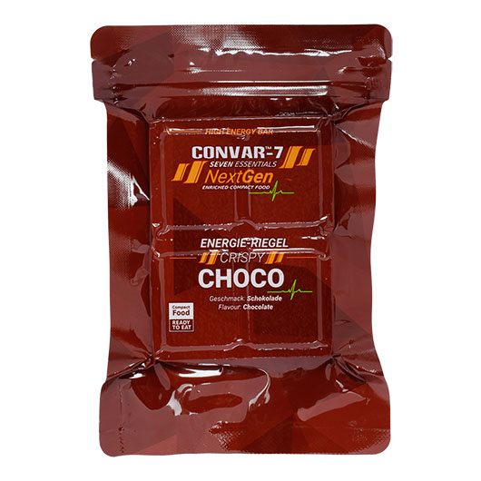 Convar-7 Riegel High Energy Bar NextGen Schokolade 120 g Langzeitlebensmittel - Ideal fr Outdoor, Notvorrat und Krisenvorsorge Bild 1