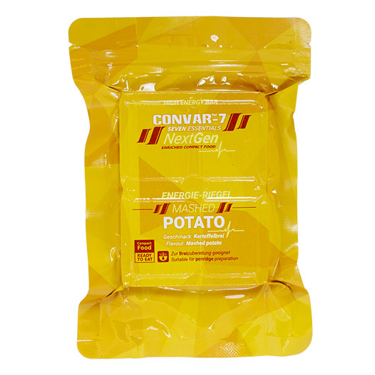Convar-7 Riegel High Energy Bar NextGen Kartoffelbrei 120 g Langzeitlebensmittel - Ideal fr Outdoor, Notvorrat und Krisenvorsor Bild 1