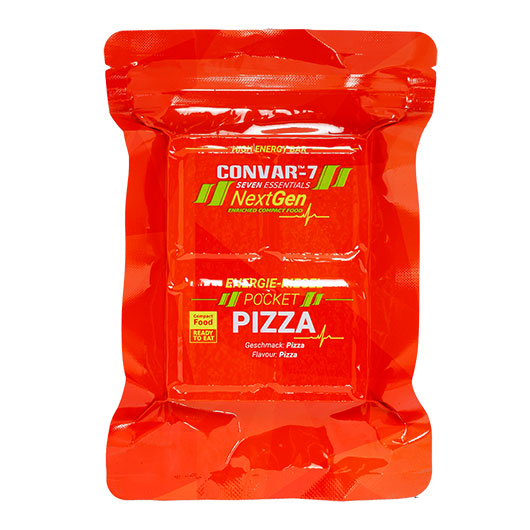 Convar-7 Riegel High Energy Bar NextGen Pizza 120 g Langzeitlebensmittel - Ideal fr Outdoor, Notvorrat und Krisenvorsorge Bild 1