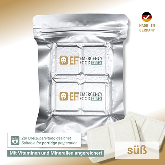 Emergency Food Energy Riegel Zero s 120 g Langzeitlebensmittel - Ideal fr Outdoor, Notvorrat und Krisenvorsorge