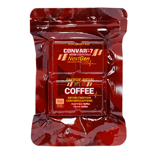 Convar-7 Riegel High Energy Bar NextGen Kaffee 120 g Langzeitlebensmittel - Ideal fr Outdoor, Notvorrat und Krisenvorsorge Bild 1