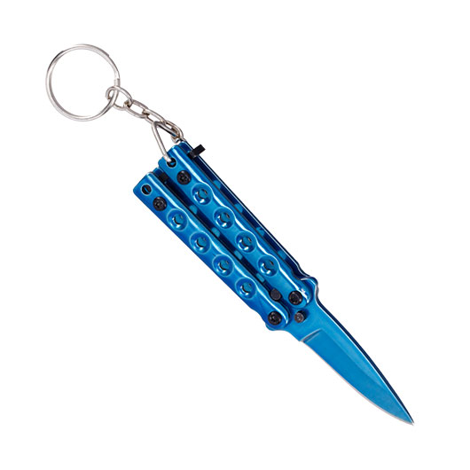 Schlsselanhnger Mini Butterfly blau Bild 1