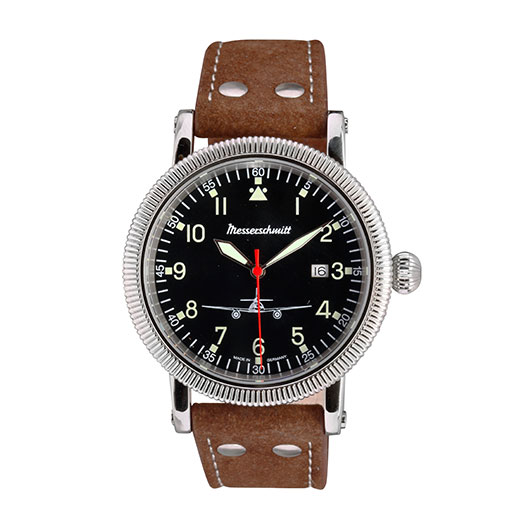 Messerschmitt Fliegeruhr ME-44L mit Wasserbffelband