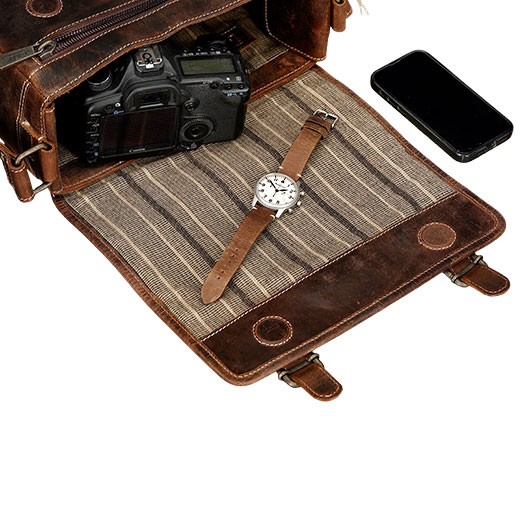 Messerschmitt Fliegerchrono ME-4544-BL Uhr mit Lederarmband Bild 1