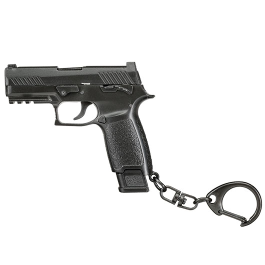 WoSport Schlsselanhnger P320 Pistole 1:4 Miniaturmodell schwarz Bild 1